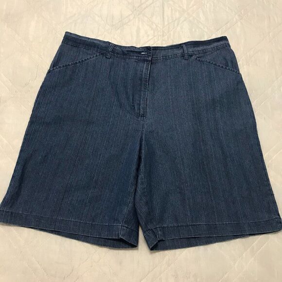 White Stag blue jean shorts size 16‎ - Picture 1 of 3